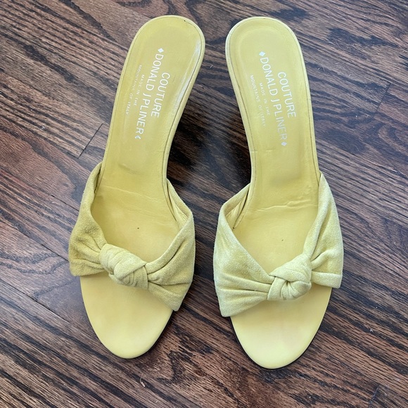 Donald J. Pliner Shoes - Donald J Pliner Couture Lime Kitten Heels
